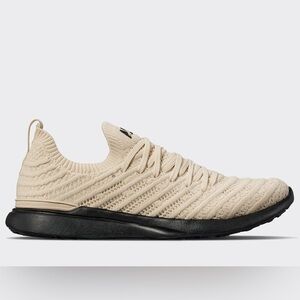APL Techloom Wave Knit Sneakers Greige/Black Unisex Men’s 9/Women’s 10.5 NWT